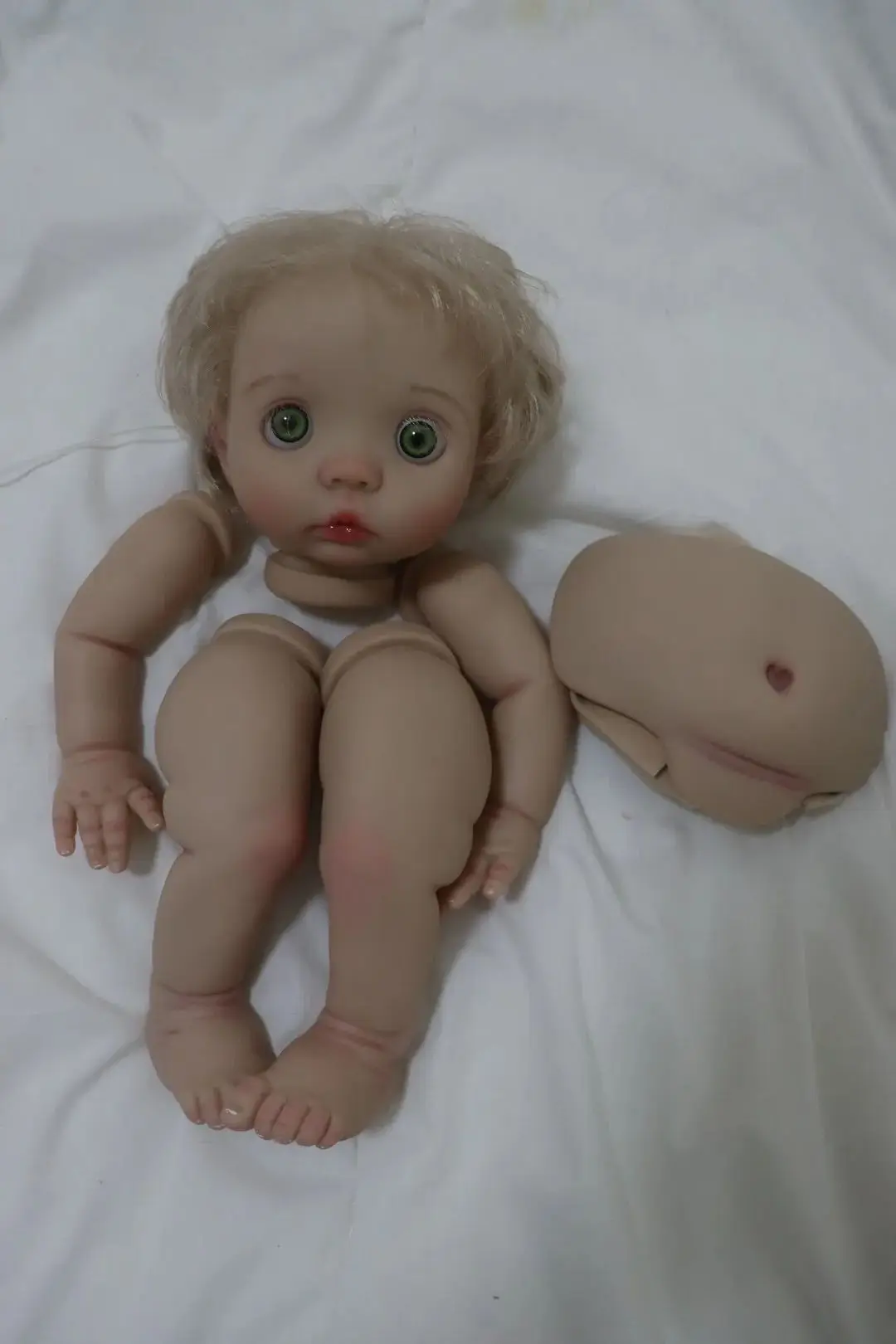 FBBD ограниченная поставка на заказ 16-дюймовый Новорожденный ребенок Peeka с ручными