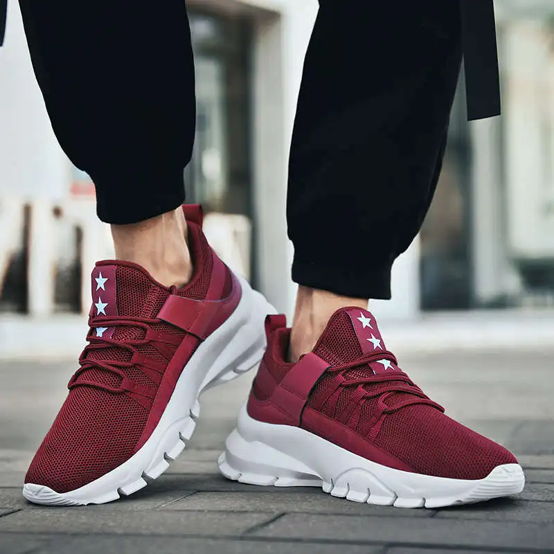 

Running Sneakers Tenisky Panske Summer Sports Shoes Luxury Brand High Quality Men's Leather Sneakers Sport Shoes For Men Tennis