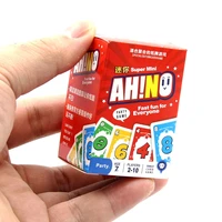 mini uno games family funny entertainment board game playing cards kids toys gift box uno card game for children birthday gifts