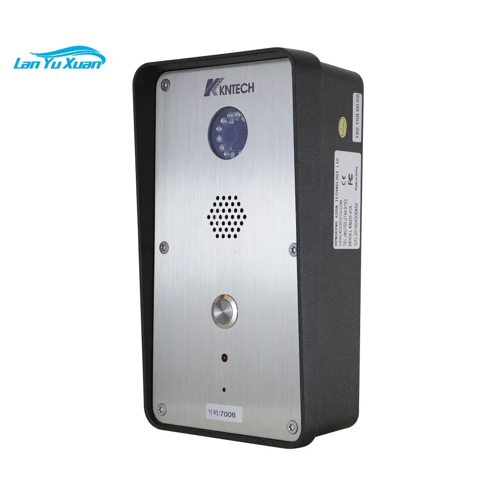

SIP VoIP Outdoor Intercom With Integrated HD Video And Microphone KNZD-47A