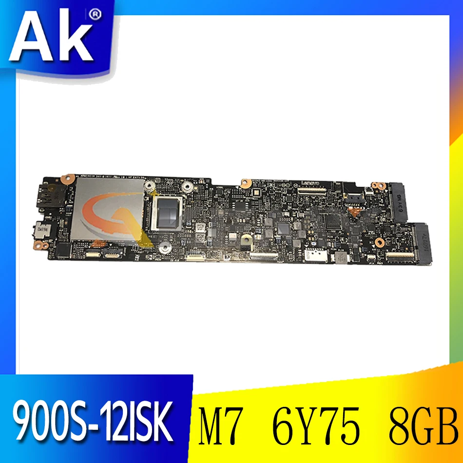 

Материнская плата Akemy для ноутбука Lenovo Yoga 900S-12ISK NM-A591 5B20K93803 CPU M7 6Y75 8 Гб RAM 100% тест