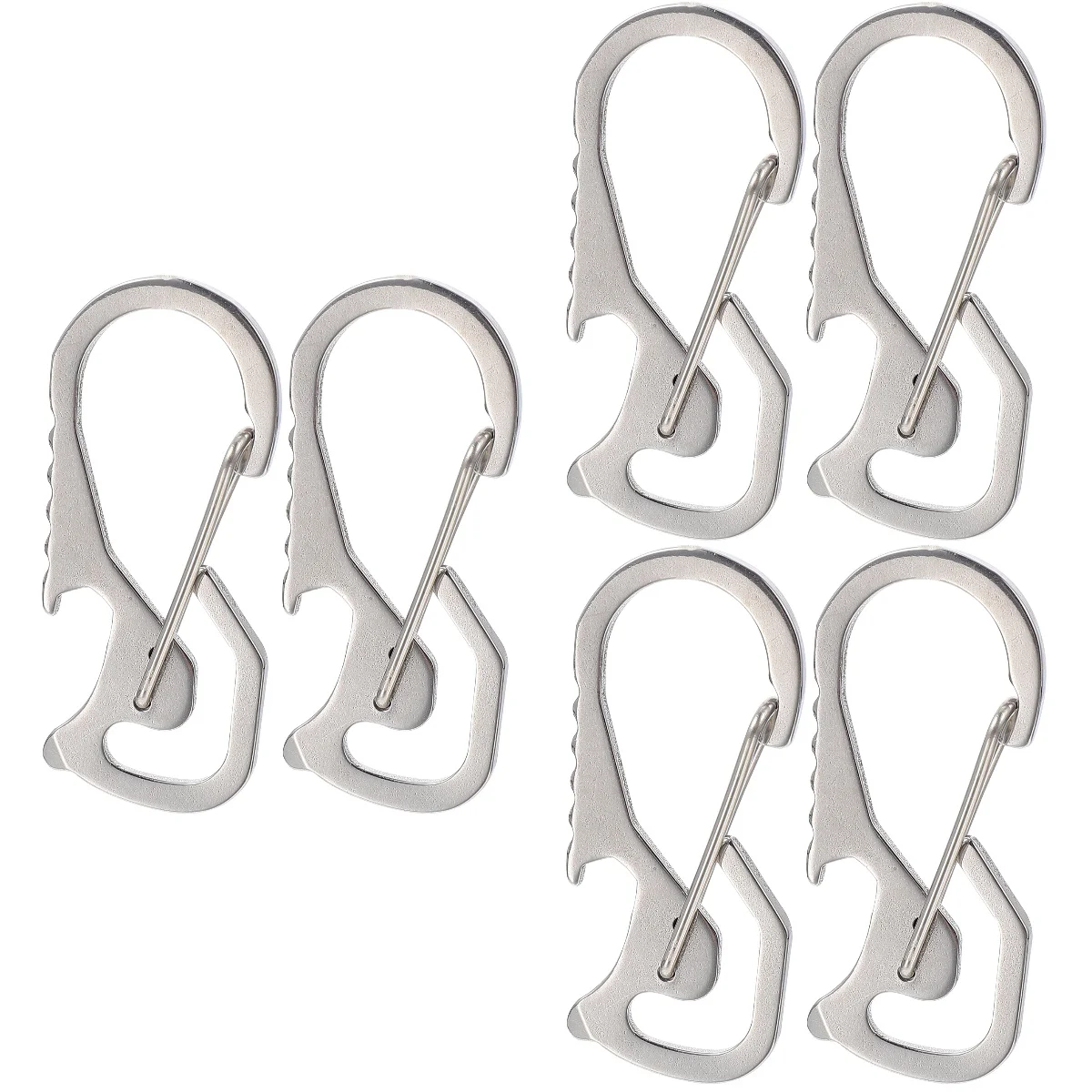 

6 pcs Outdoor Camping Carabiners Practical Key Holder Heavy Duty Carabiner