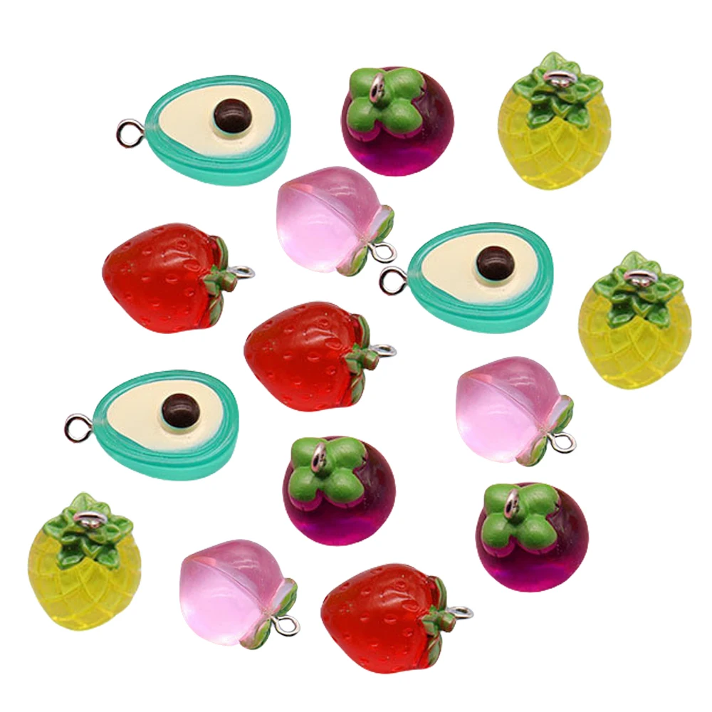 10 шт. подвески в виде фруктов