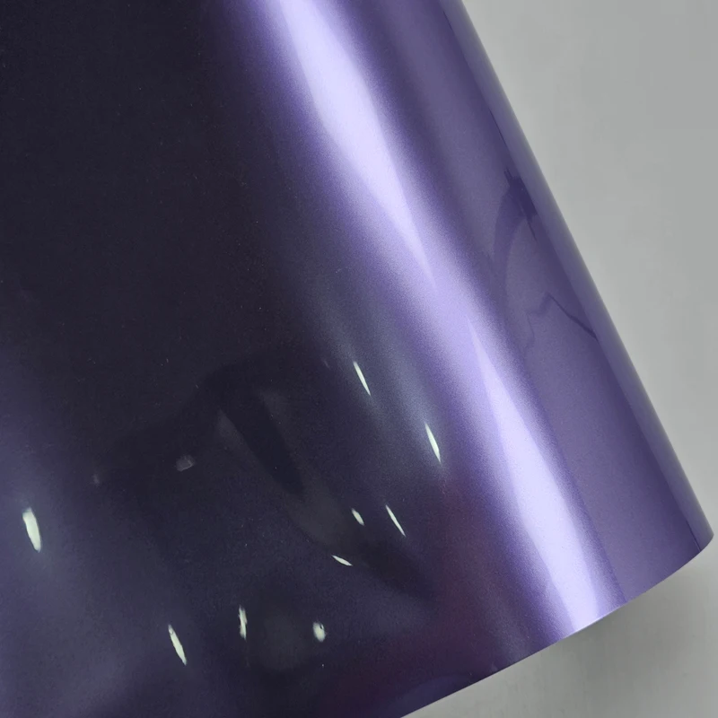 

Блестящая жидкая металлическая пленка Ovilla, фиолетовая оберточная фольга, виниловые наклейки на автомобильную пленку, клейкая виниловая пленка для мотоцикла