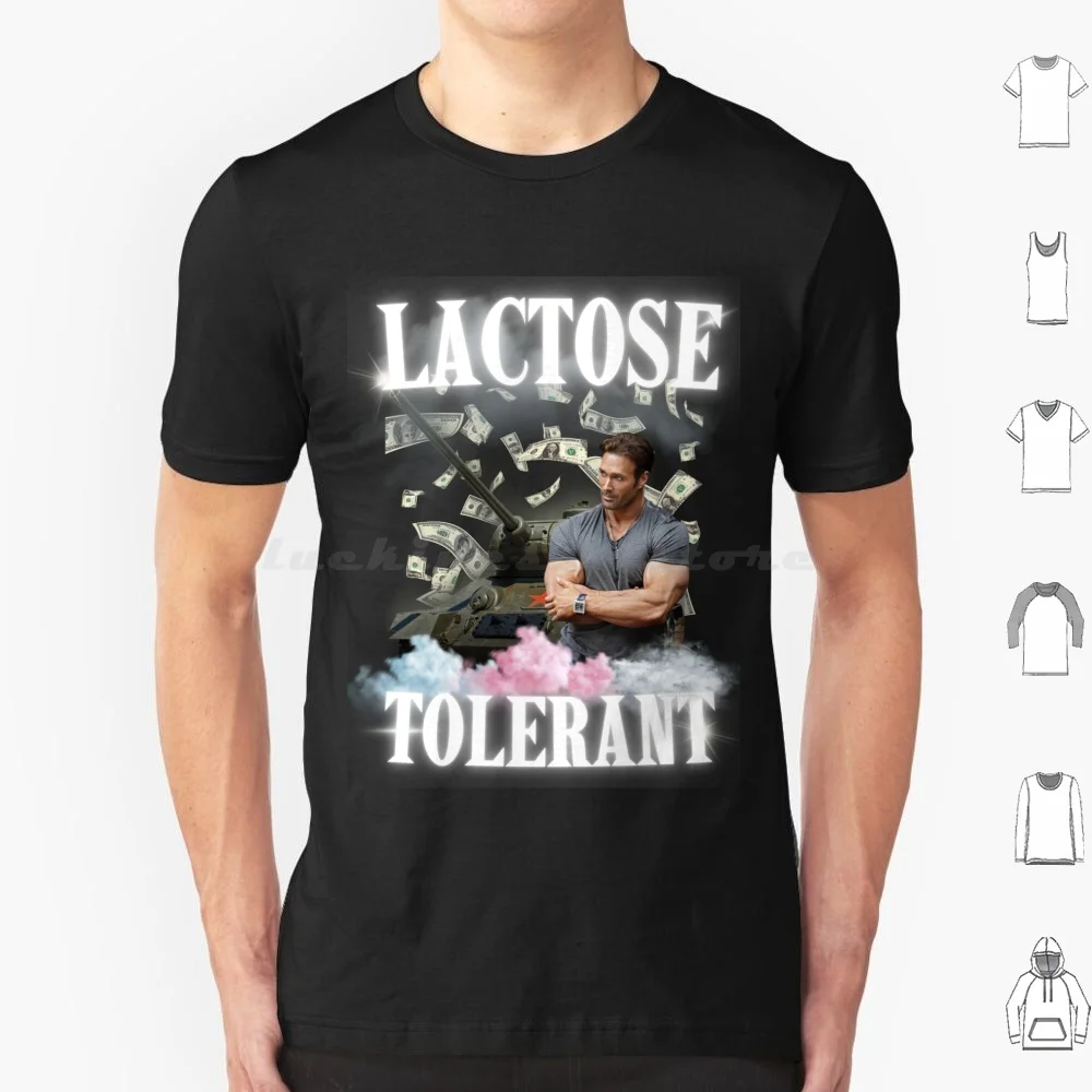 Футболка с надписью &quotЛактоза&quot для мужчин и женщин смешная принтом сделай сам