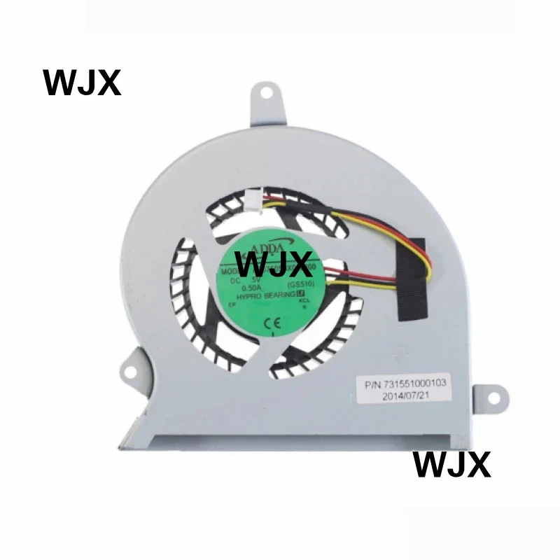 Кулер для охлаждения процессора ноутбука AB07505HX080300 DC 5V 0.50A GS510 P/N 731551000103