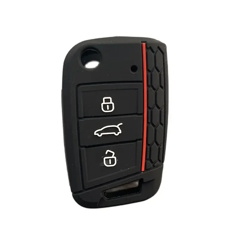 

Силиконовый резиновый чехол для ключа, защитный чехол для VW for Volkswagen Golf 7 mk7 for Skoda Octavia A7 key