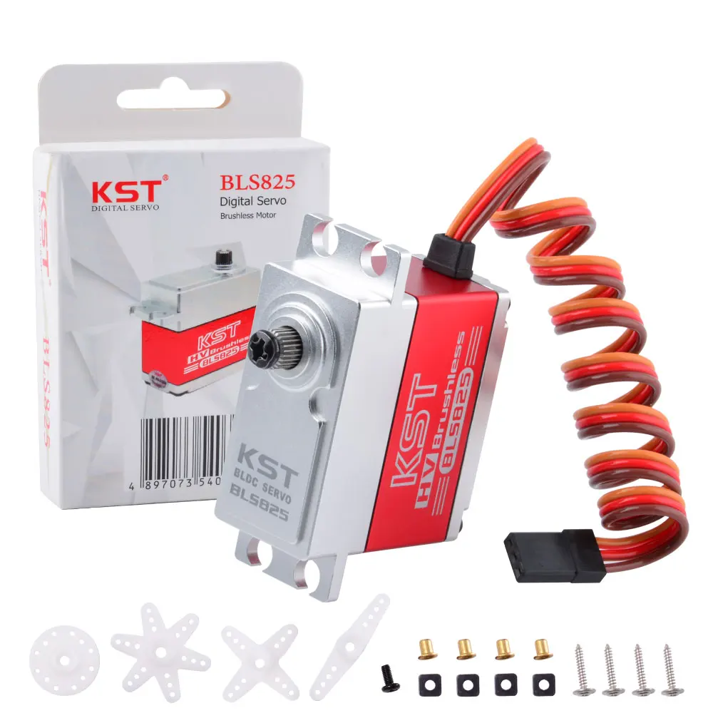 KST BLS825 0,11сек 35 кг HV бесщеточный цифровой Стандартный сервомотор для вертолета самолета радиоуправляемого автомобиля робота рука