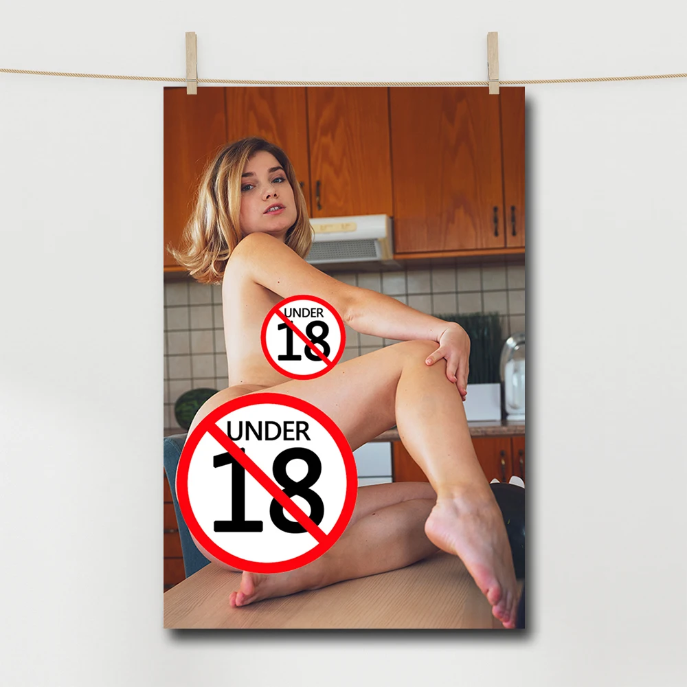 Картины на холсте Обнаженная женщина кухне картина Современная Настенная