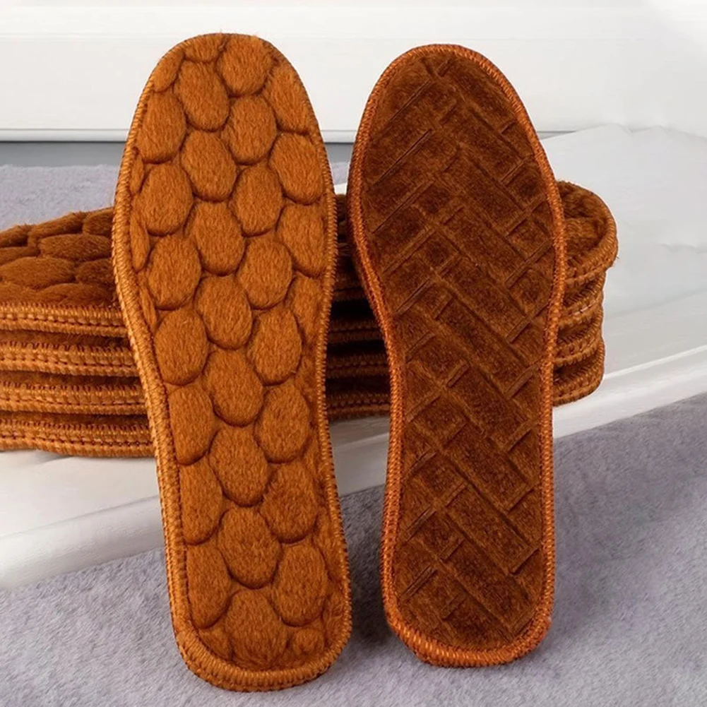 

Плюшевые Теплая стелька для обуви, утолщенные зимние ботинки, подошва обуви, термовставка, зимние спортивные стельки для бега, мужские и жен...