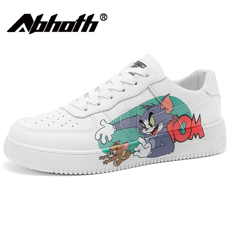 

Abhoth Men's Shoes Fashion Casual Sneakers Board Shoes Non-slip Wear-resistant Outsole Comfortable and Breathable Running Shoes