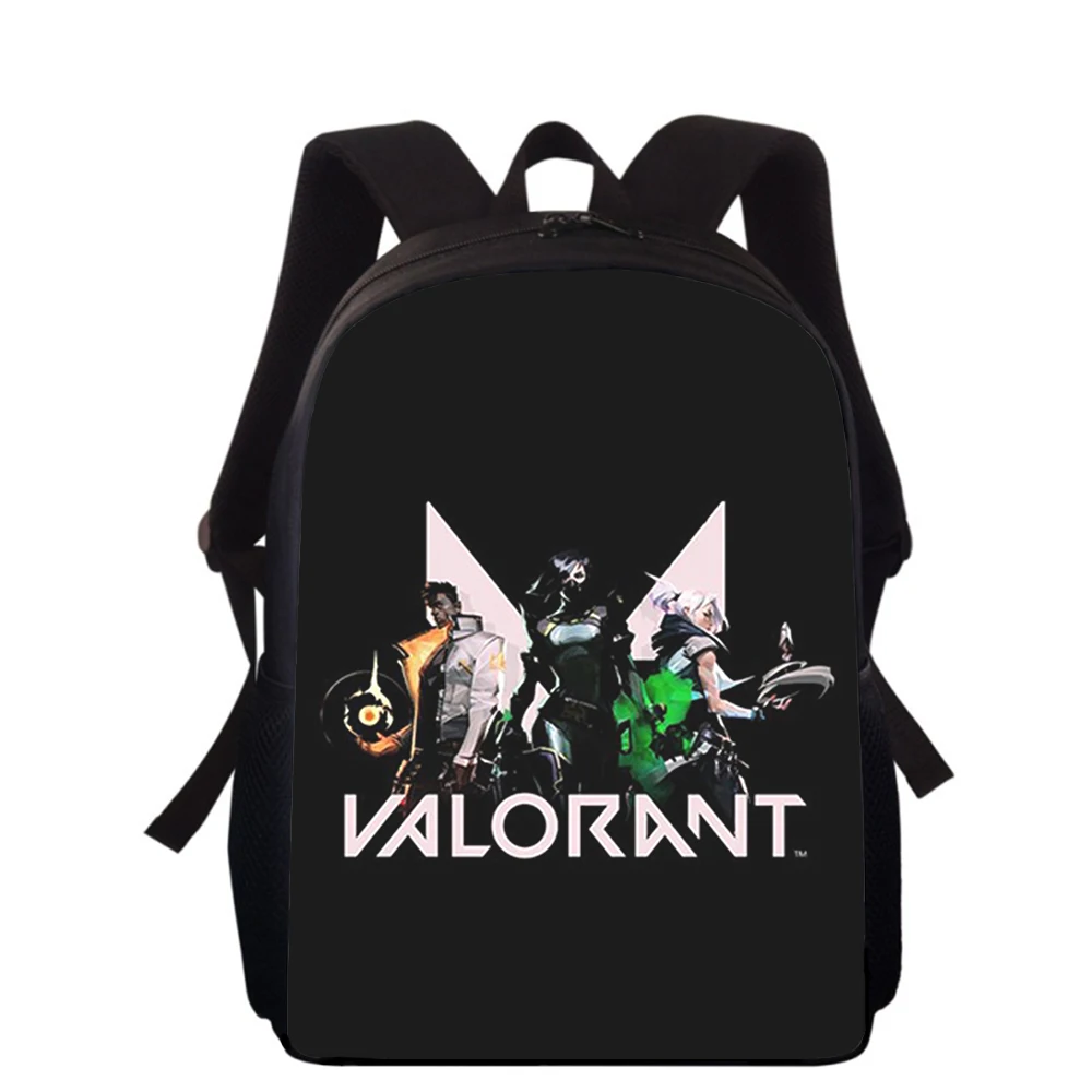 Shooting game Valorant 15” 3D Print Kids Backpack Primary School Bags for Boys Girls Back Pack Students School Book Bags