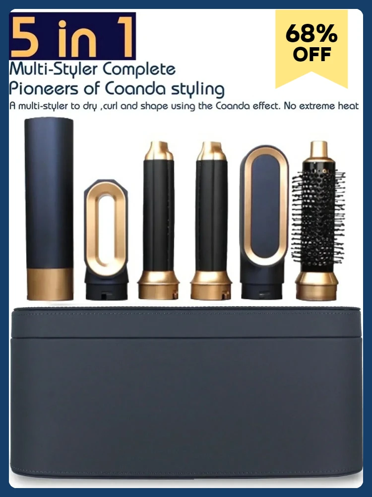 Профессиональный фен 5 в 1 мультистайлер для волос щипцы завивки выпрямитель