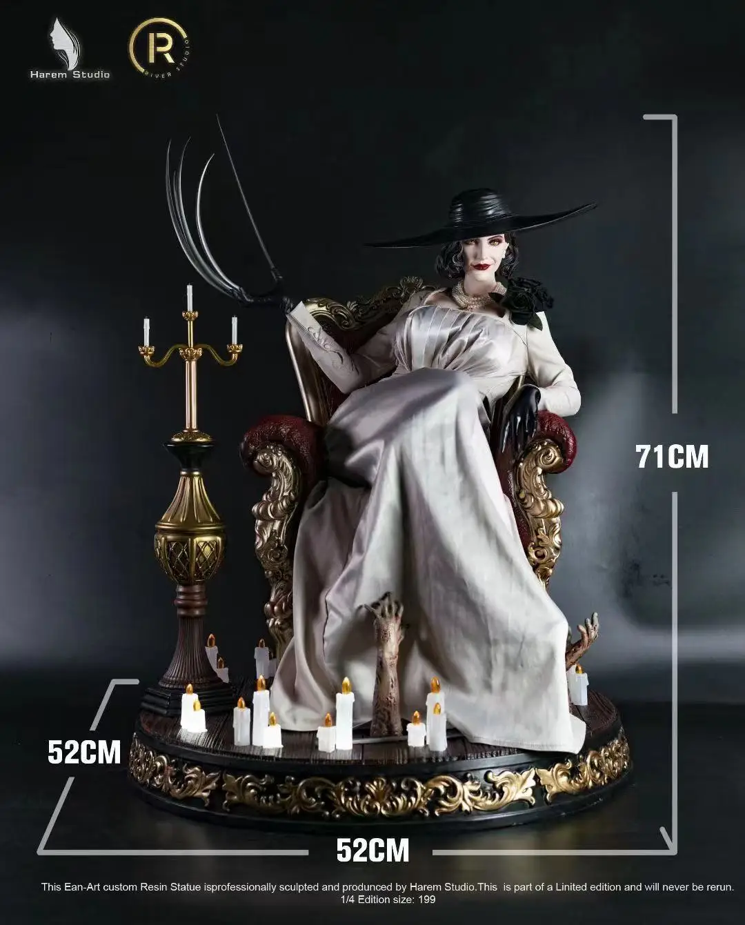 Рисунок 4 - Подставка статуя вампира 1/4