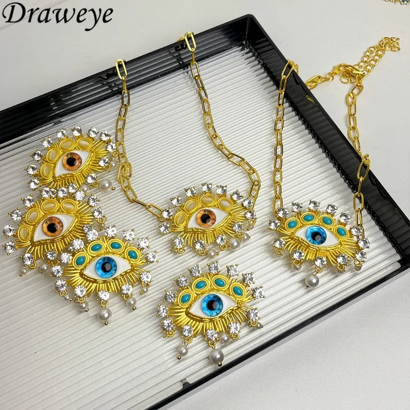 Ожерелья Draweye с жемчужинами и кисточками для женщин винтажные модные украшения