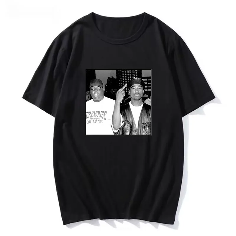

Men's T-shirt cotton vintage print large T-shirt summer short sleeve Hip-hop fashion black 2023 Retro T-shirt