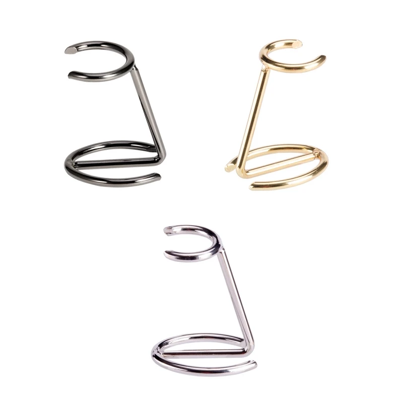 

2022 New Men Razor Stand Shaving Brush Storage Holder Alloy Metal Shaver Bracket for Home Bedroom Bathroom Travel Shaver Tool