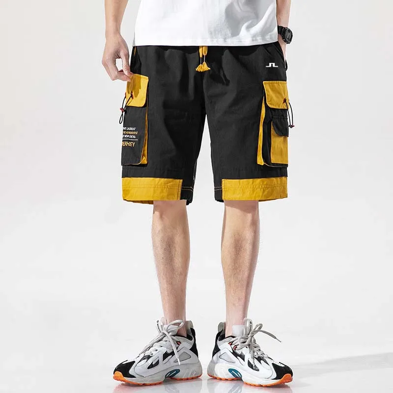 Men's Wear Sport Pants Shorts 100% Cotton Summer New Product Work Casual Multi Pocket Loose