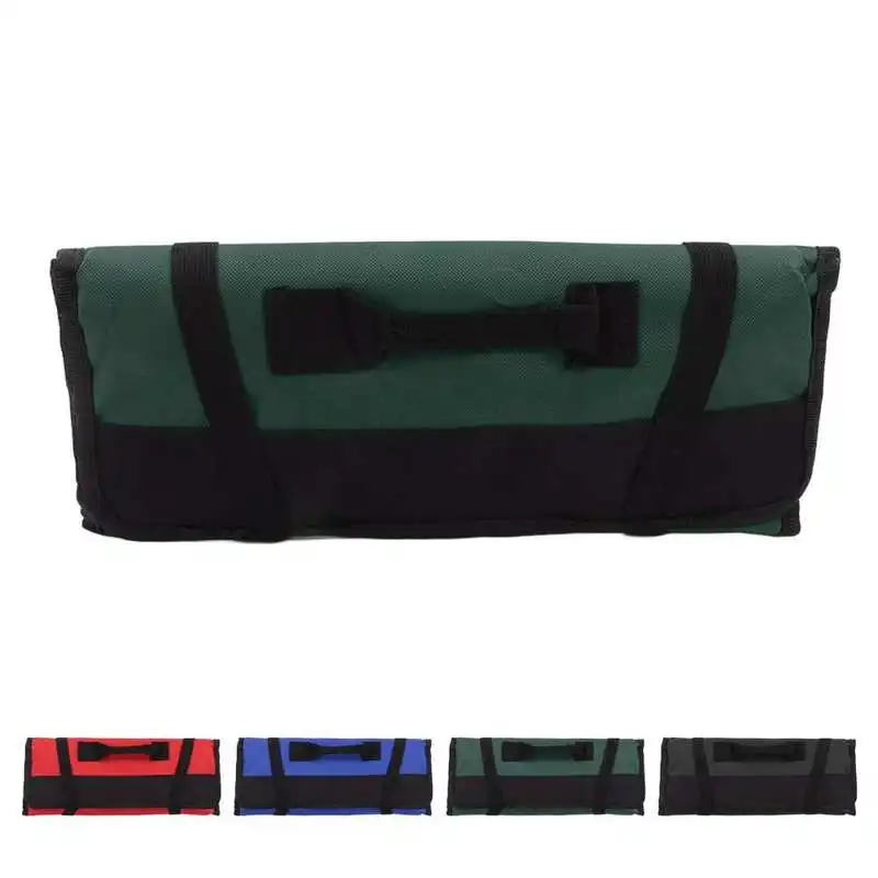 

Tool Roll Bag Oxford Cloth Large Capacity Tool Roll Wear Resistance for Repair