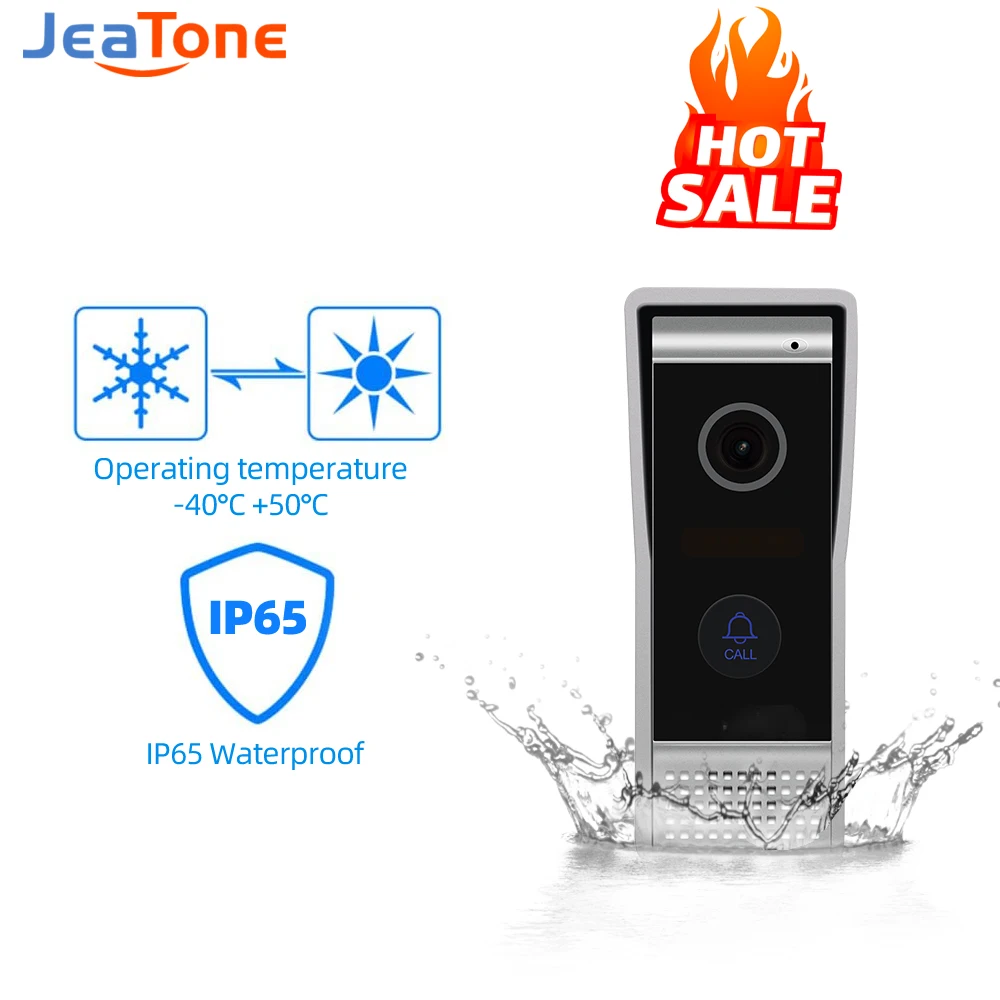 Видеодомофон Jeatone SIP POE