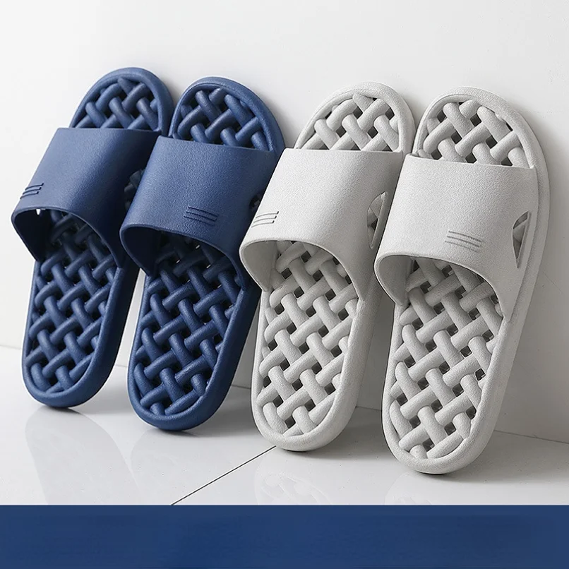 House Slipper Woman Cloud Hollow out Summer Sandal Men Flip Flops Beach Non Slip Soft Sole leakage Home Shoes Female Male