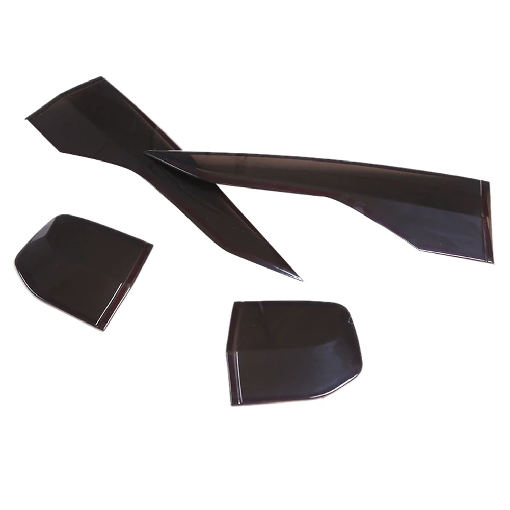 

4Pcs Car Smoked Black Rear Tail Light Decor Cover Taillight Lamp Trim Garnish Lamp Hoods for Subaru Outback 2021-2023