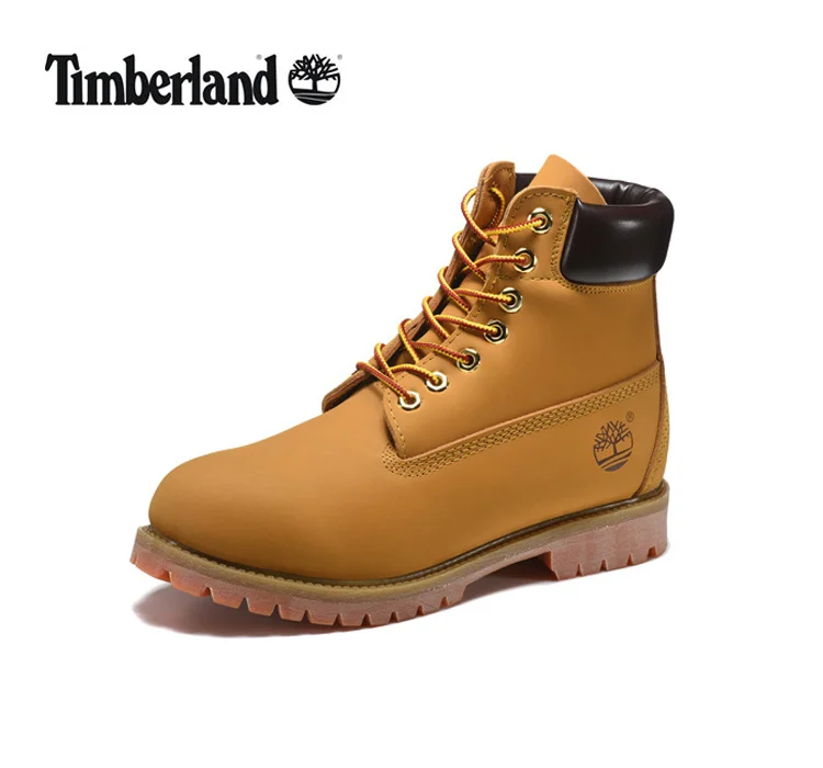 

TIMBERLAND Women Classic 10061 Wheat Autumn Yellow Ankle Boots Woman Leather Timber Casual Shoes Oversea Simple Version 36-40