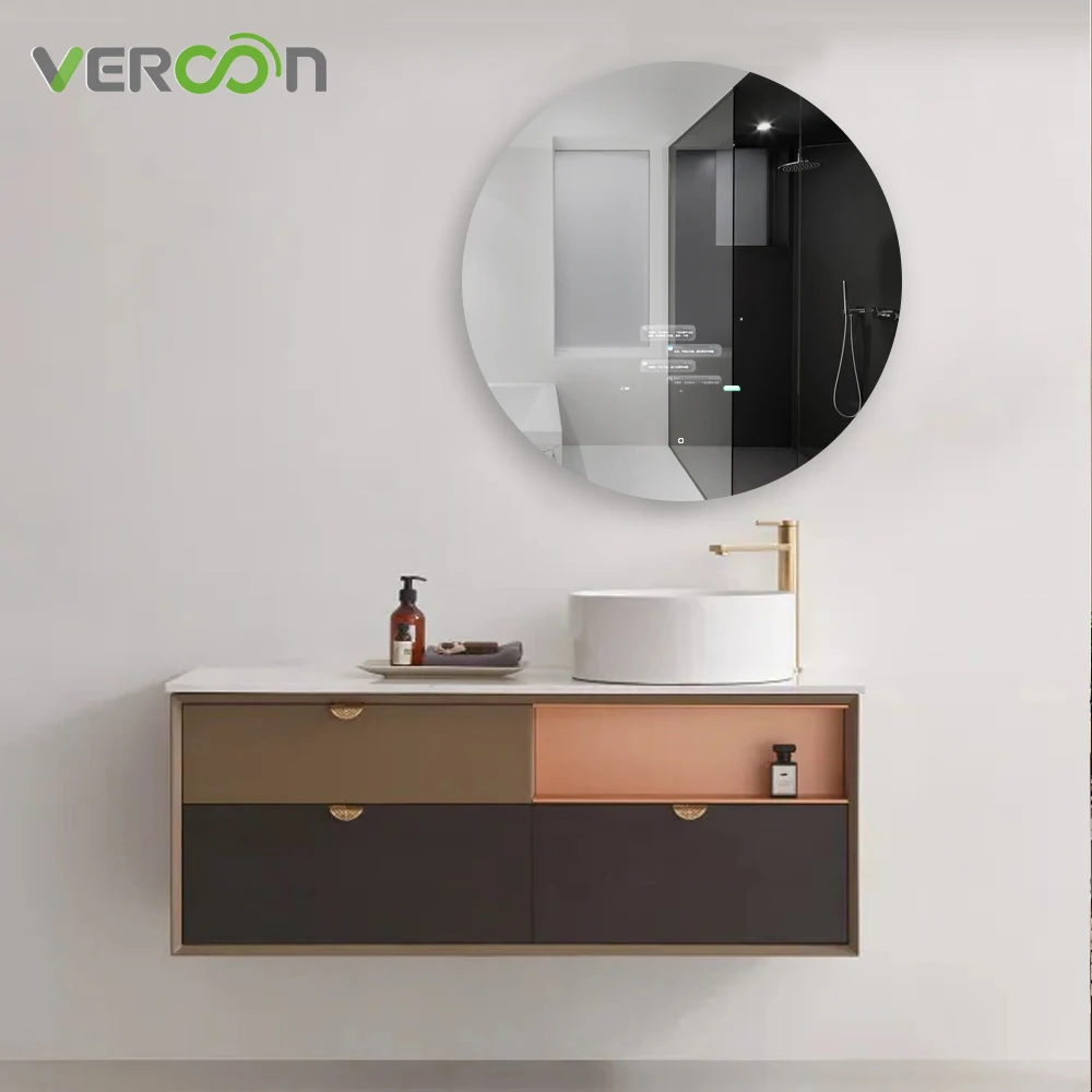 

Hot sale Vercon smart mirror motion sensor capacitive touch screen led bath mirrors for hotel and smart home