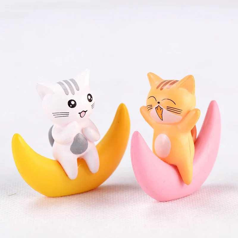 1 шт. мультяшный медведь кошка кролик луна модель гипноза маленькая статуэтка