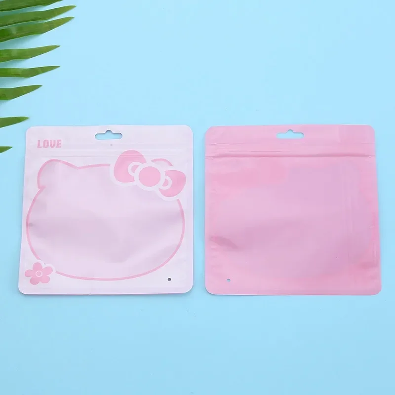 

Kawaii Sanrio Hello Kitty Pochacco Self Sealing Plastic Bag Packaging Jewelry Candy Cookies Gift Packaging Bag Fresh Storage