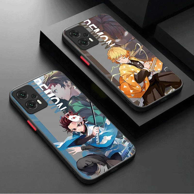 Чехол с изображением аниме Убийца демонов для Xiaomi 13T 12T 11T 10T 13 12 11 Lite 5G NE POCO X6 M6 Pro 4G X3
