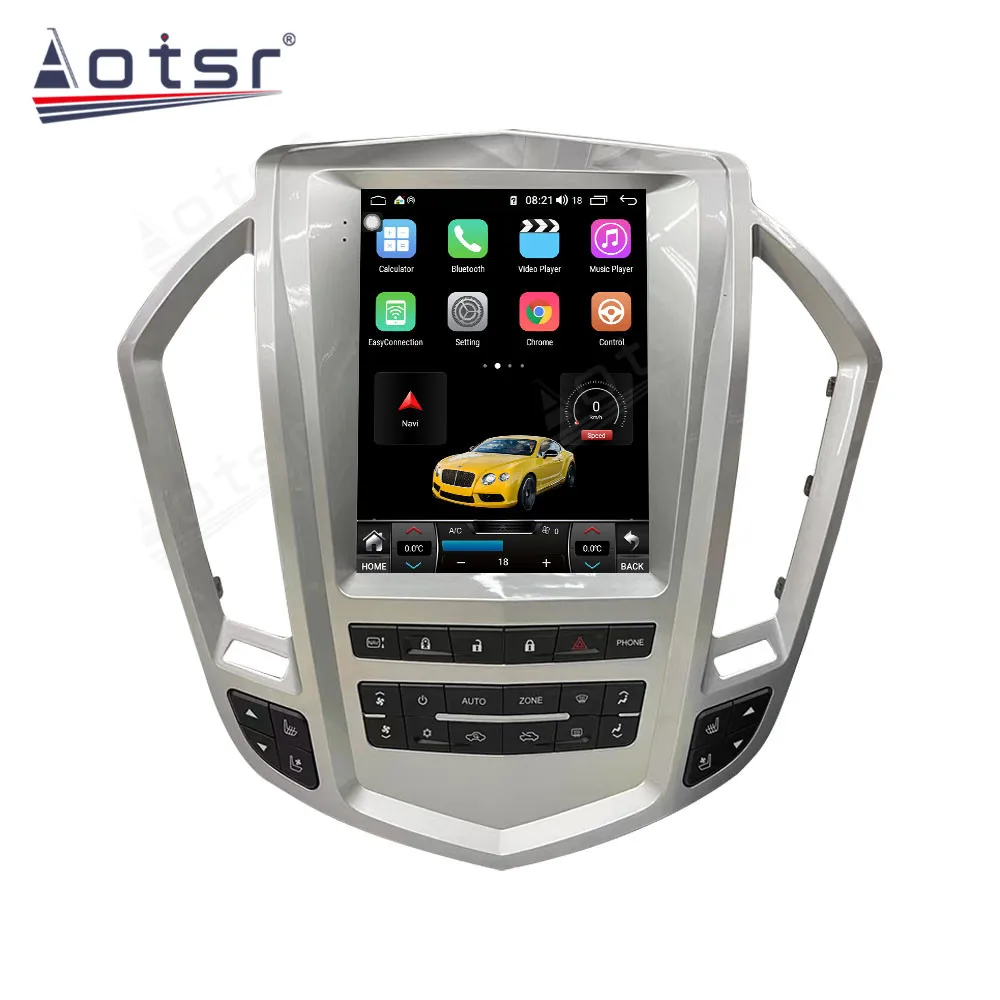 Автомобильная магнитола на Android 11 для Cadillac SRX 2008-2012 стандартная стереосистема