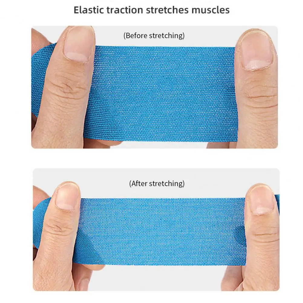 Кинезиологическая лента предварительно вырезанная повязка для поддержки колена