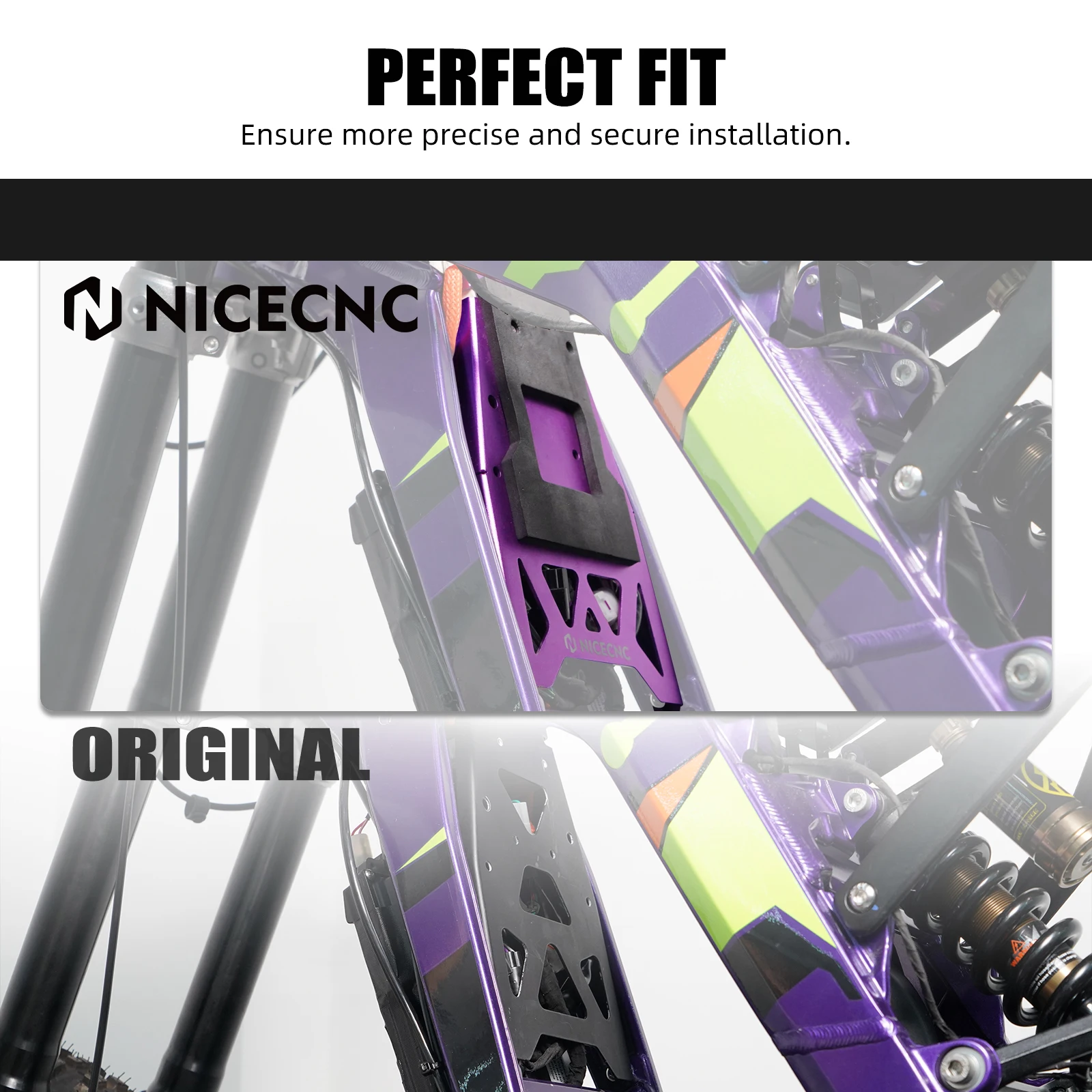 Для Surron Light Bee X S L1E Segway X160 X260 Sur ron Sur-ron Dirt Bike Батарея Передняя пластина NiceCNC