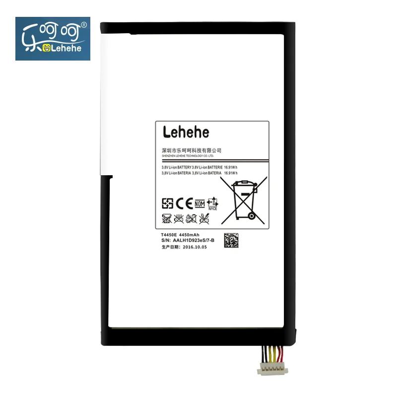 LEHEHE T4450E 4450 мАч аккумулятор для Samsung GALAXY Tab 3 8,0 T310 T311 T315 SM-T310 E0288 E0396 Замена Бесплатный инструмент подарок