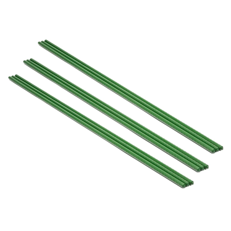 

Newest 10Pcs 60Cm Garden Trellis Climbing Plant Support Agriculture Greenhouse Gardening Pillar Plastic Coated Flower Support