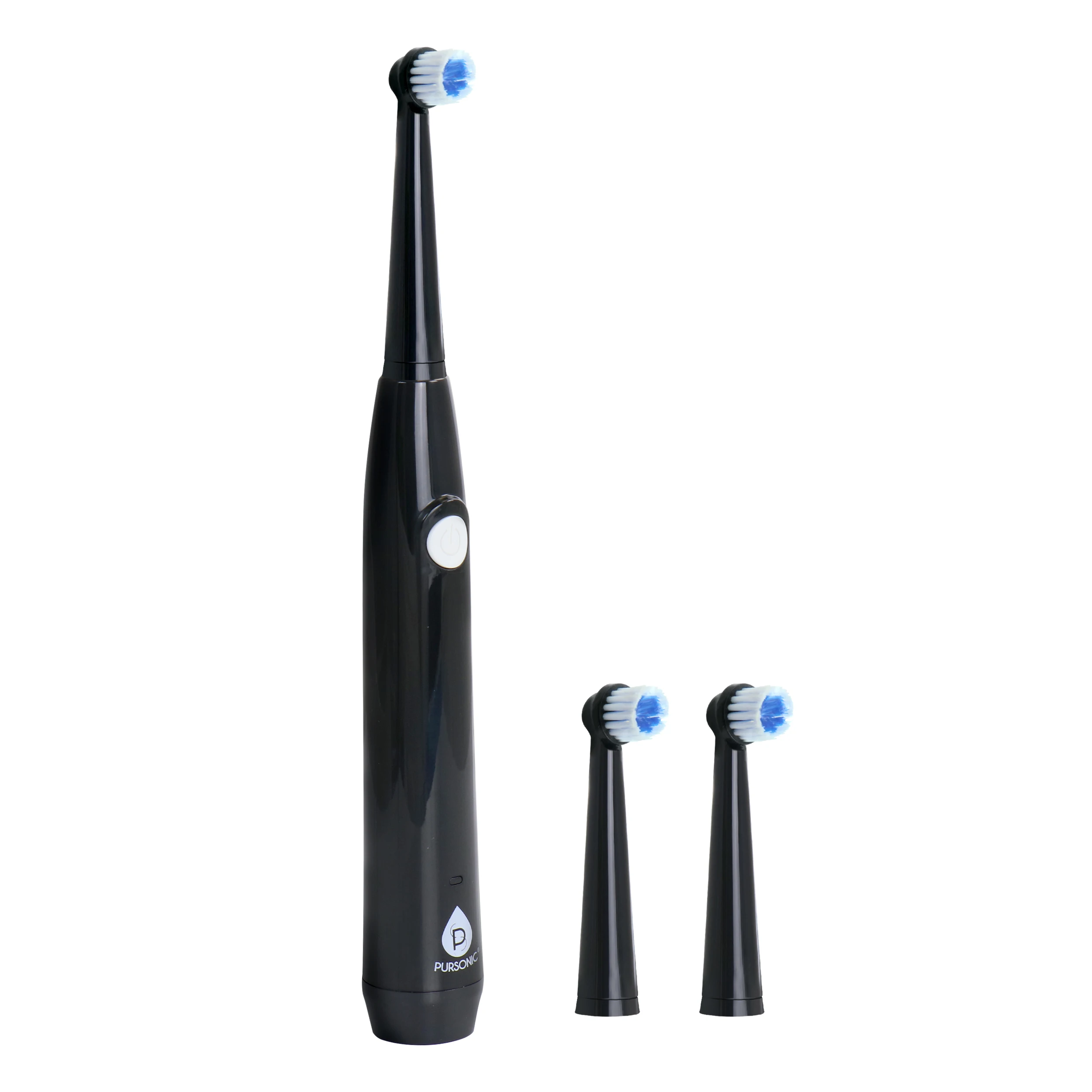 

RET20USB Rechargeable Toothbrush in Black with 3 Brush Heads