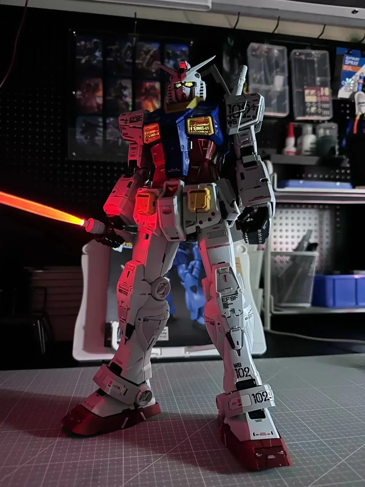 1/60 Daban Pgu Pg 2.0 Rx-78-2 Набор моделей в сборе Высокоточная рамочная фигурка Коллекция