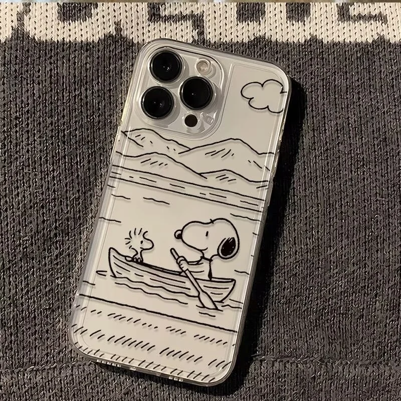 Модный чехол для телефона Snoopy для Vivo Y31 V60 V30 V27 V40 V50 Lite V25 V23 V21E V20 V21 V23E V27E V29E Y200 V30E Мягкий прозрачный чехол (art.: 3920d382bddee) - 3920d382bddee