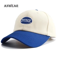 anwear cotton baseball cap for men and women fashion embroidery hat cotton soft top caps casual retro snapback hats unisex