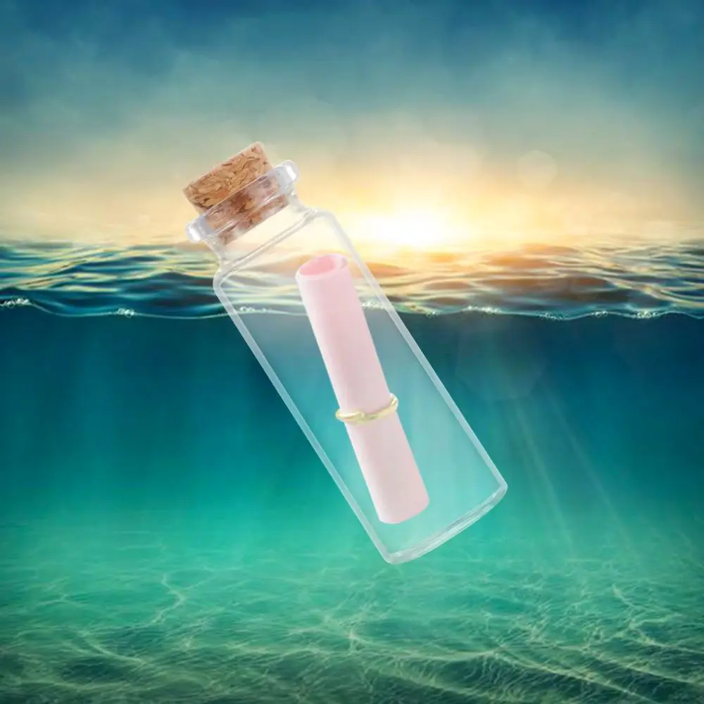 Прозрачные Флаконы 10 шт. 5/8/12/15 мл стеклянная бутылка пустые флаконы с сообщениями