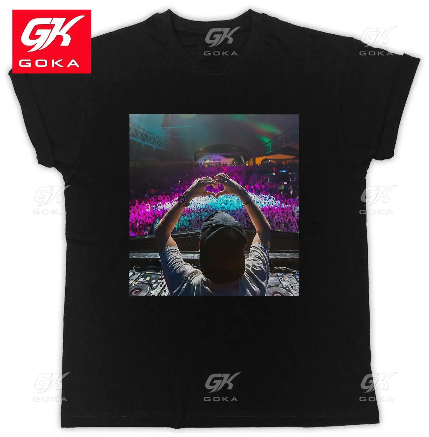 Dj Avicii Tim Bergling Party Cool Poster Забавная черная футболка унисекс Мужская хлопковая с