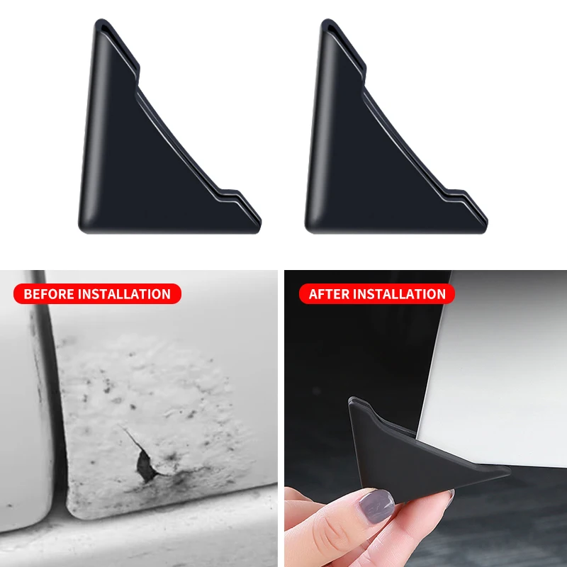 2 шт., силиконовые накладки на углы автомобильной двери, защита от царапин на бампер для Mercedes Benz AMG W240 W218 W219 W208 W209 W463 W46 W253 W292
