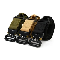 military tactical molle belt nylon canvas belt hunting gear police hunting supplies weapons gear belt accessories army gear
