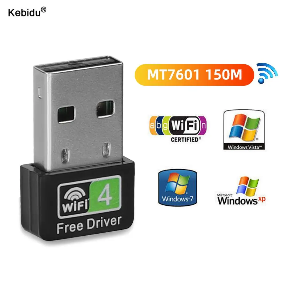 

Мини USB Wi-Fi адаптер 150 Мбит/с, 2,4 ГГц