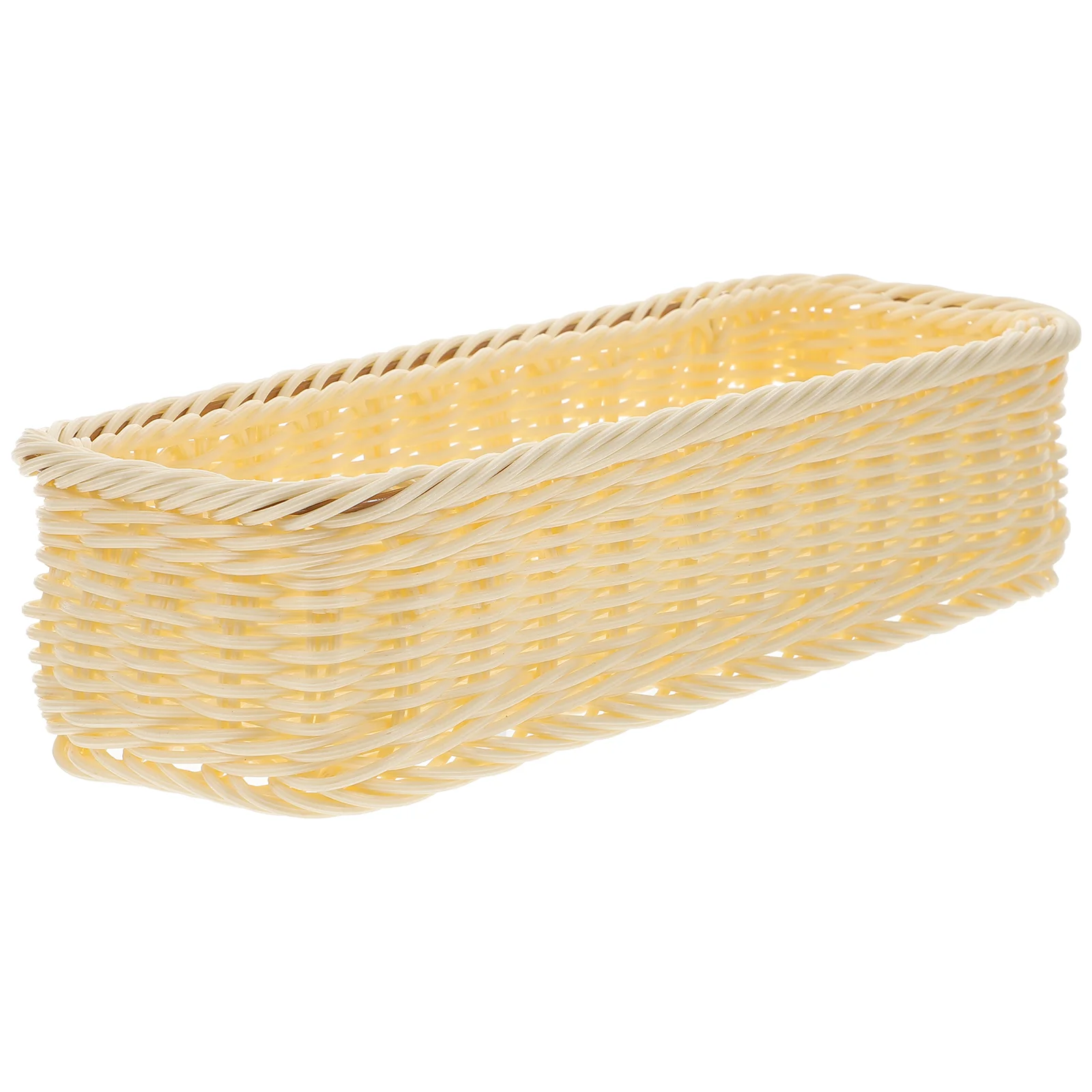 

Household Organizer Kitchen Chopsticks Storage Basket Cutlery Drain Basket Kitchen Basket Woven Cutlery Basket for Home Desktop