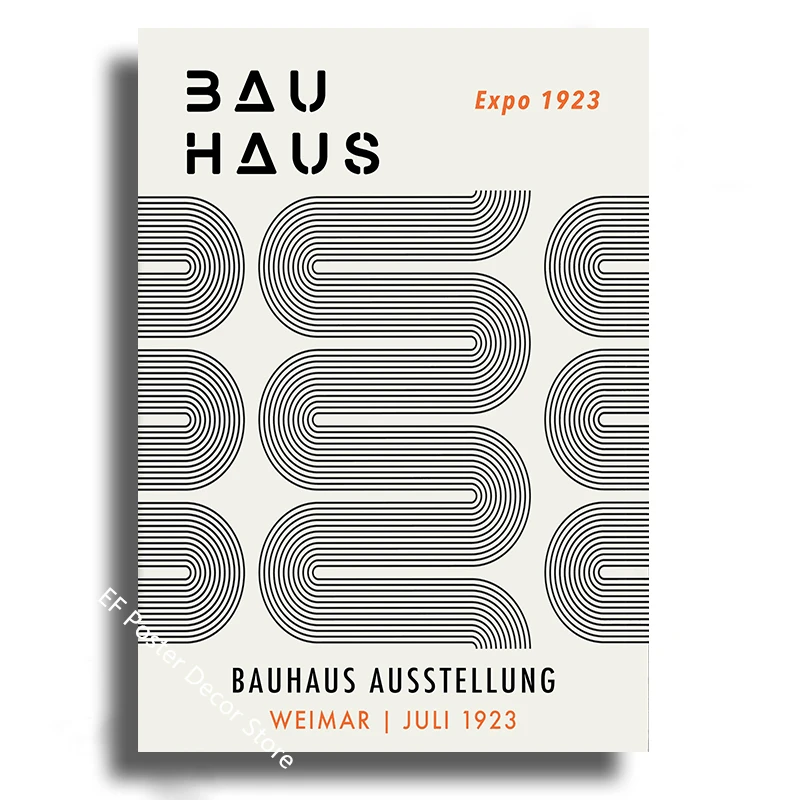 

Геометрический постер боухаус А4/А3