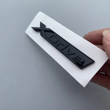 1 новые хромированные черные накладки на крыло с надписями XDrive для BMW 3 4 5 6 7 серии X1