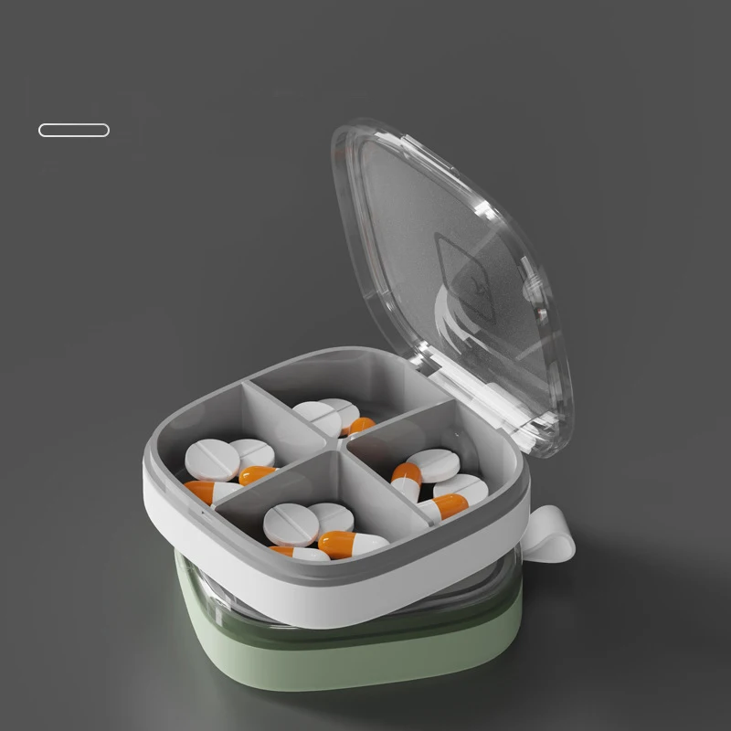 Travel medicine box portable pill travel case weekly health stand cute mini |