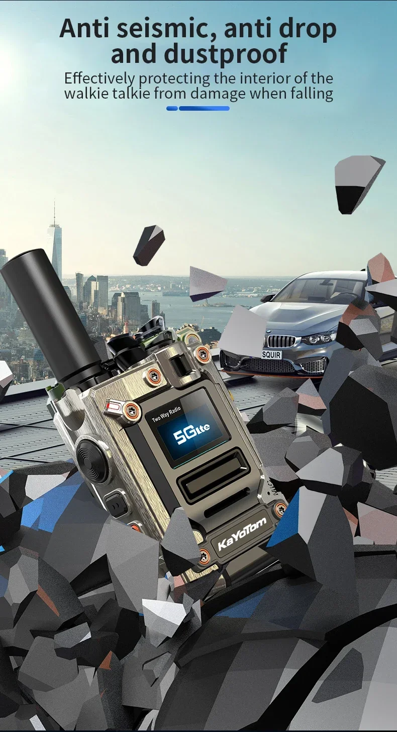 KaYoTom M08 рация 5000 км дальняя связь 4g LTE POC сетевое радио SIM-карта wo way radio